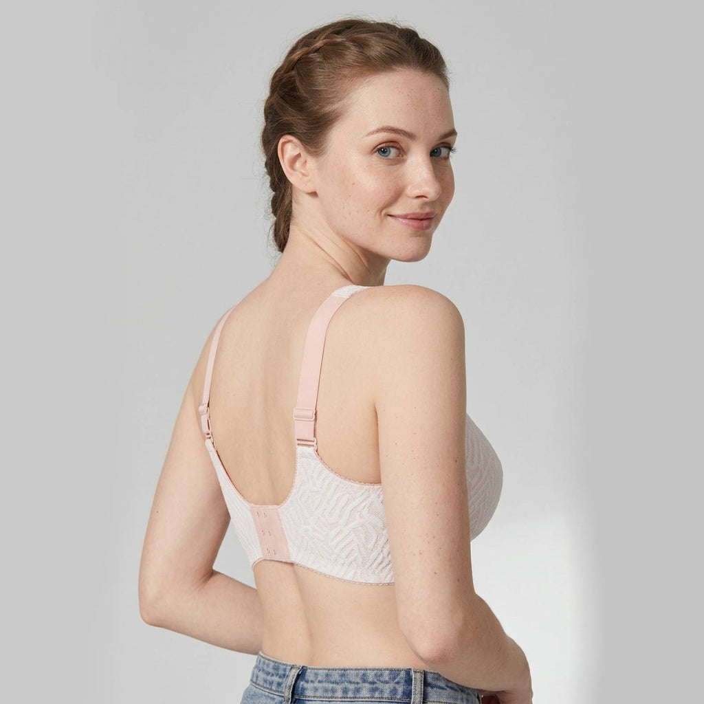 Selmira nahtloser Spitzen-BH in Plus Size