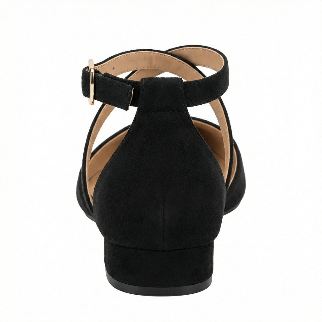 Selmira | Modische Flache Sandalen mit Spitzer Spitze