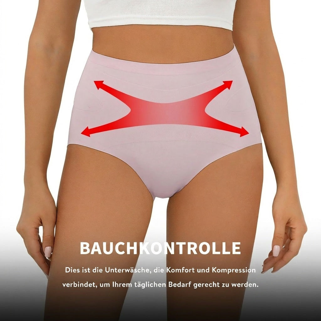 Nahtlose High-Waist-Unterwäsche mit Bauchkontrolle