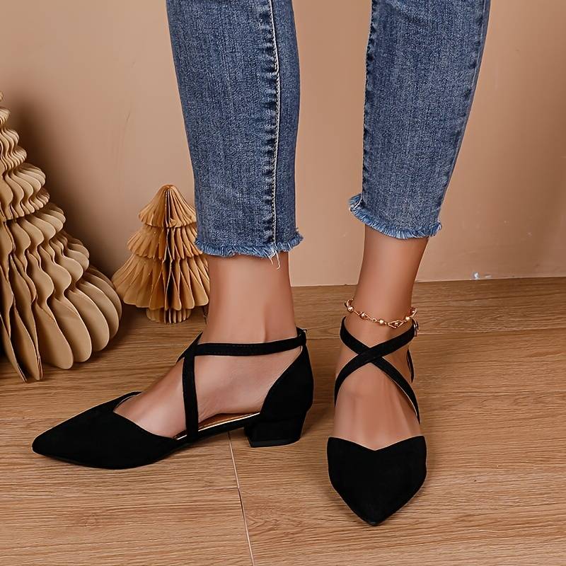 Selmira | Damen Niedrige Absatz Sandalen Stilvoll