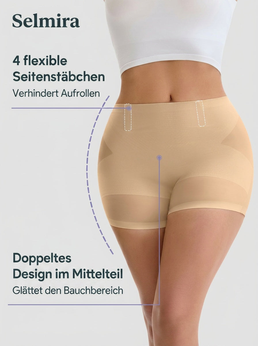 Selmira nahtlose Shapewear-Shorts mit mittelhohem Bund und Bauchkontrolle