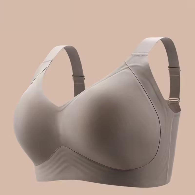 Selmira Bügelloser Plus-Size Push-up BH – Nahtloser Komfort-BH für Damen, weich & formend, M–6XL