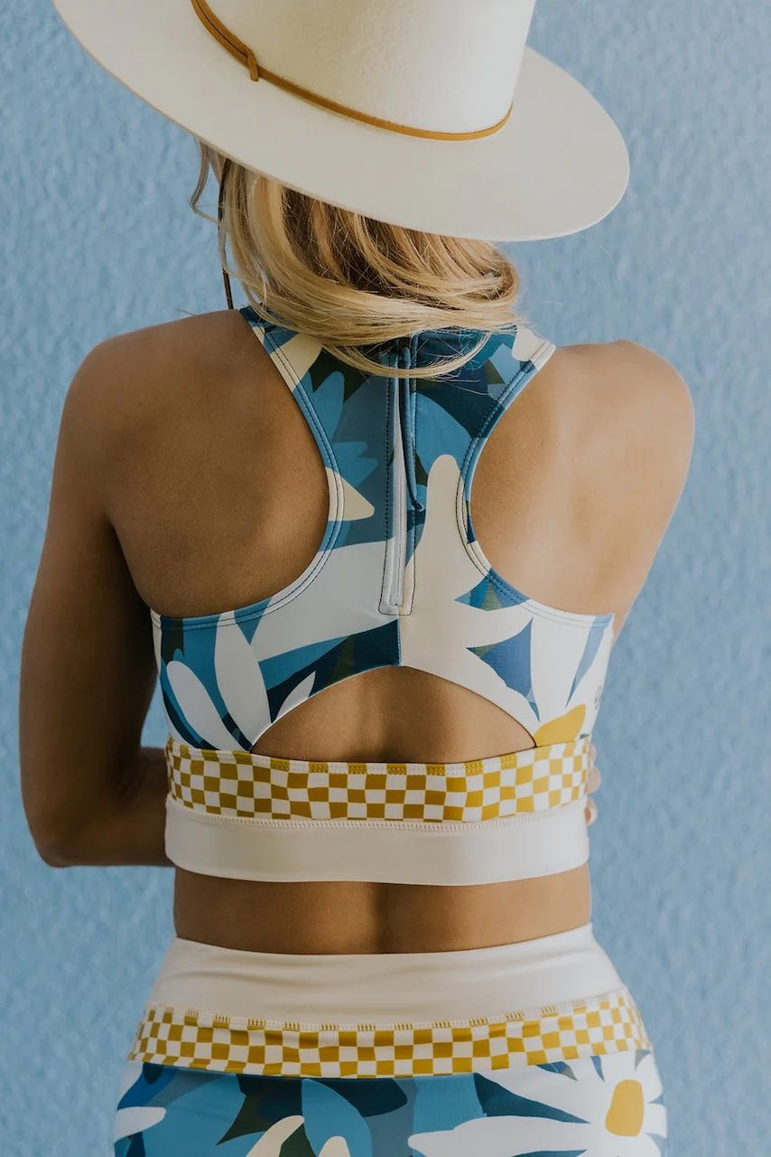 Selmira | Floral Racerback Vorteilhaft Bikini Set