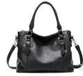Selmira – Vintage große Kapazität Handtasche aus weichem Material mit Schulterriemen