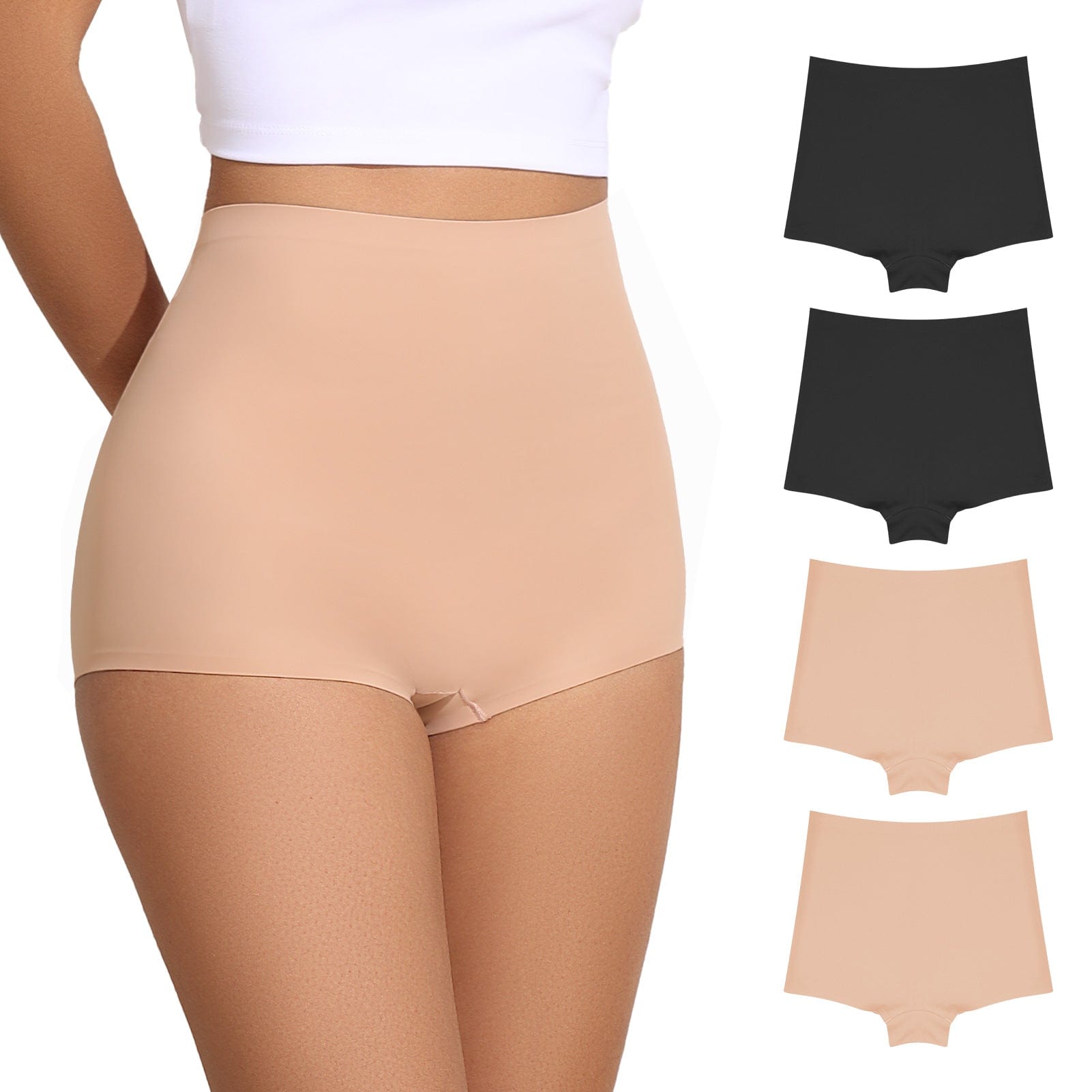 Nahtlose Boyshorts-Unterwäsche für Damen