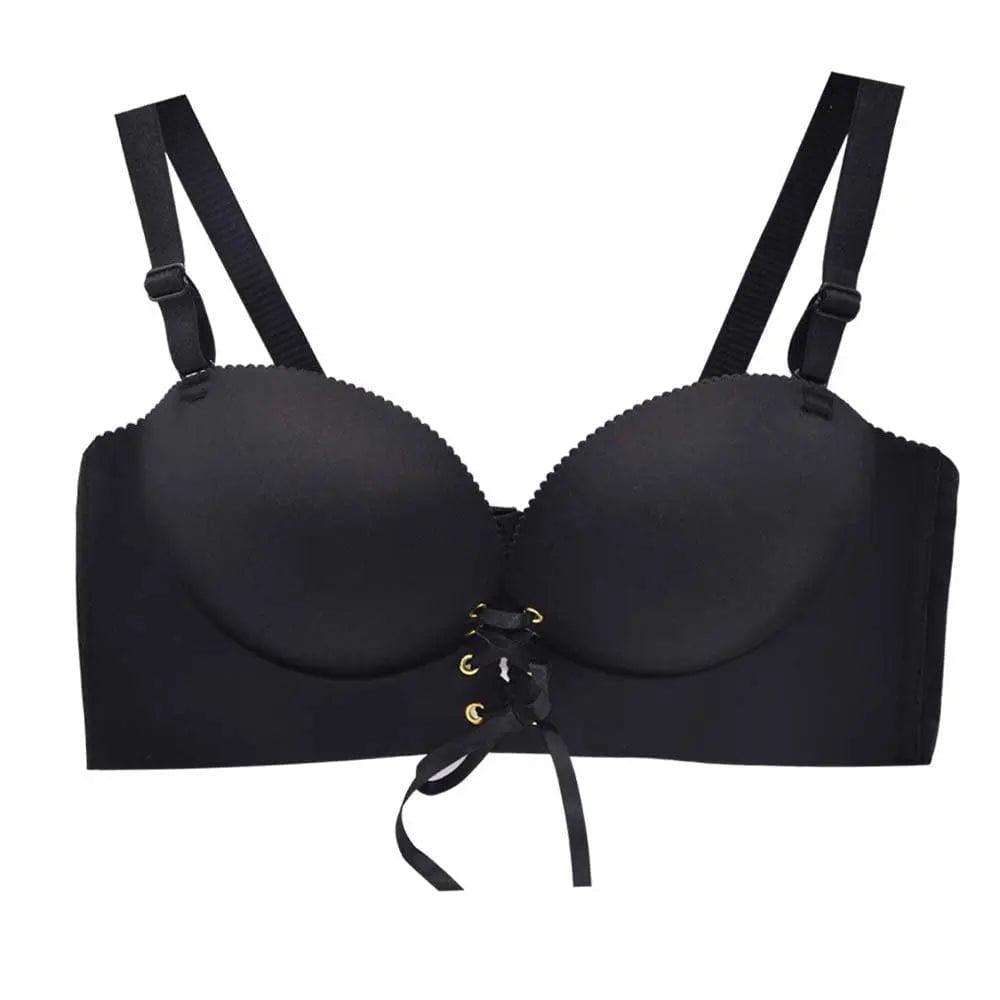 Bügelloser Plunge-Push-up-BH mit 2-Cup-Polsterung