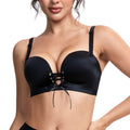 Bügelloser Plunge-Push-up-BH mit 2-Cup-Polsterung