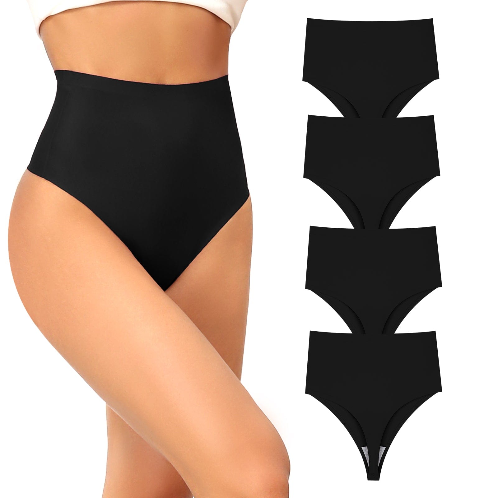 No-Show-High-Waist-String für Damen