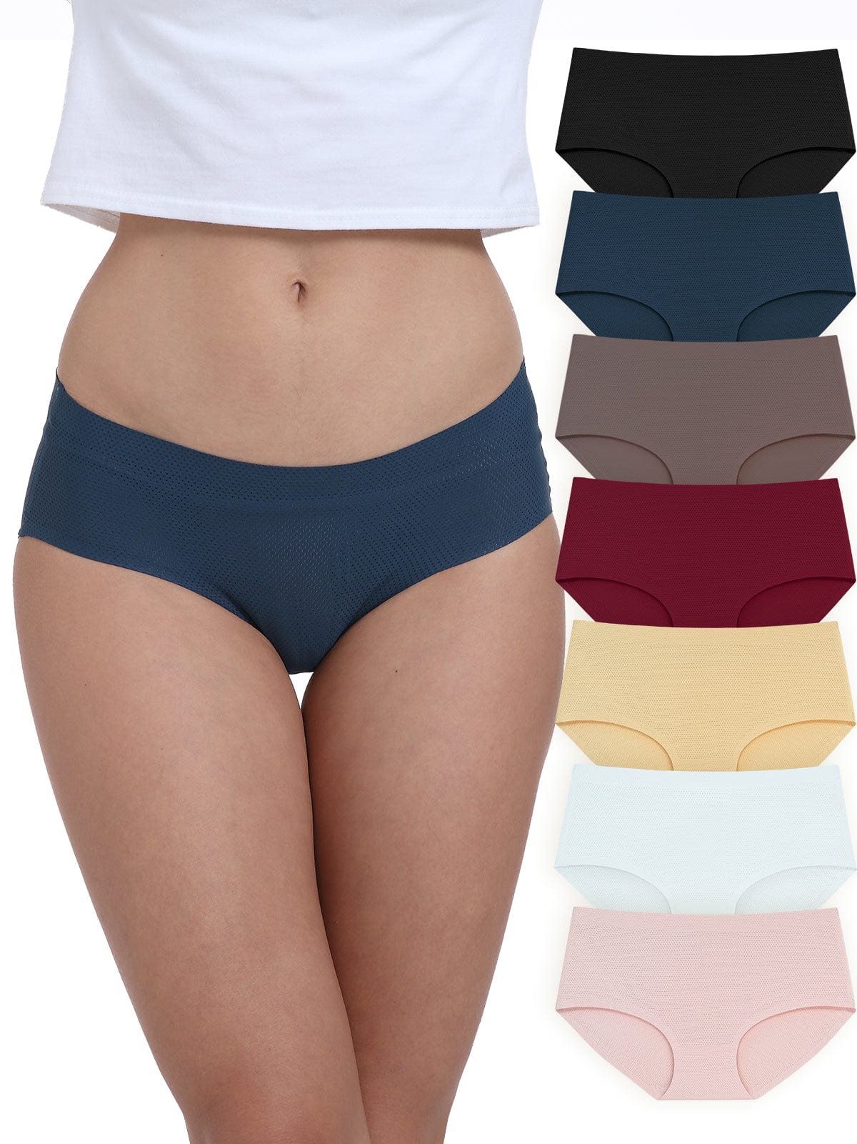 Selmira atmungsaktive No-Show-Slips für Damen