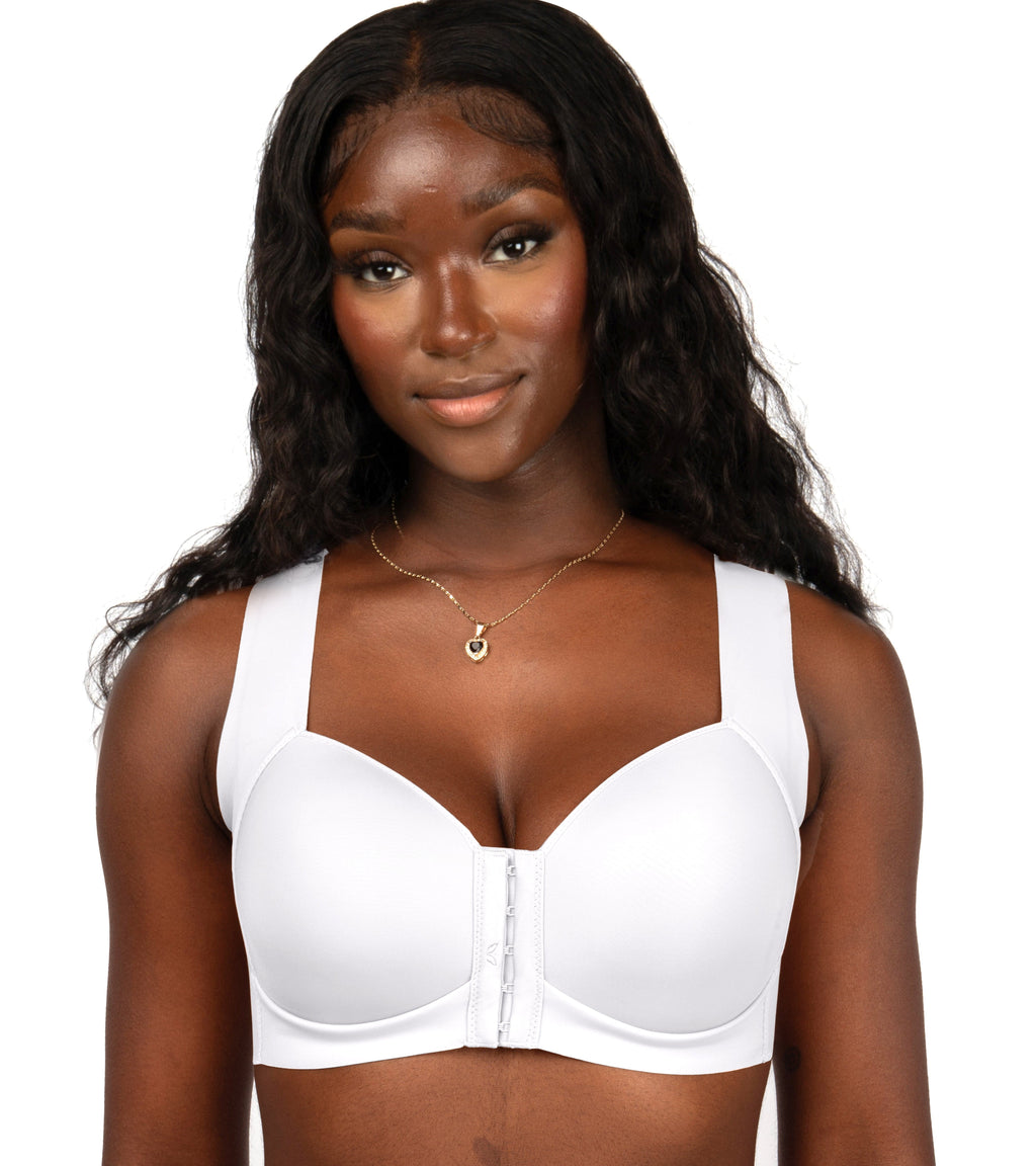 Selmira Frontverschluss BH für Damen – Plus-Size, Nahtloser Push-up, Bequeme Brassiere