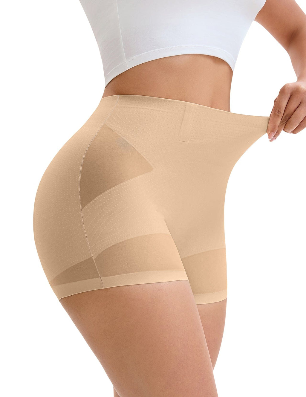 Selmira nahtlose Shapewear-Shorts mit mittelhohem Bund und Bauchkontrolle