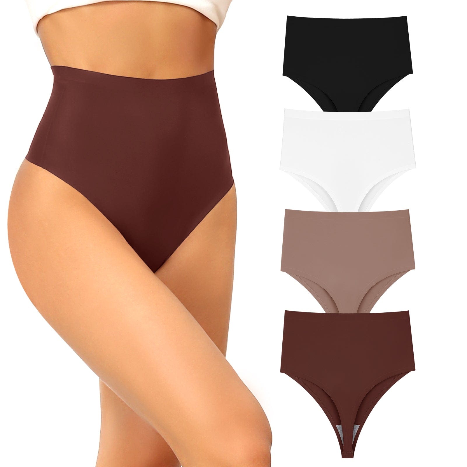No-Show-High-Waist-String für Damen