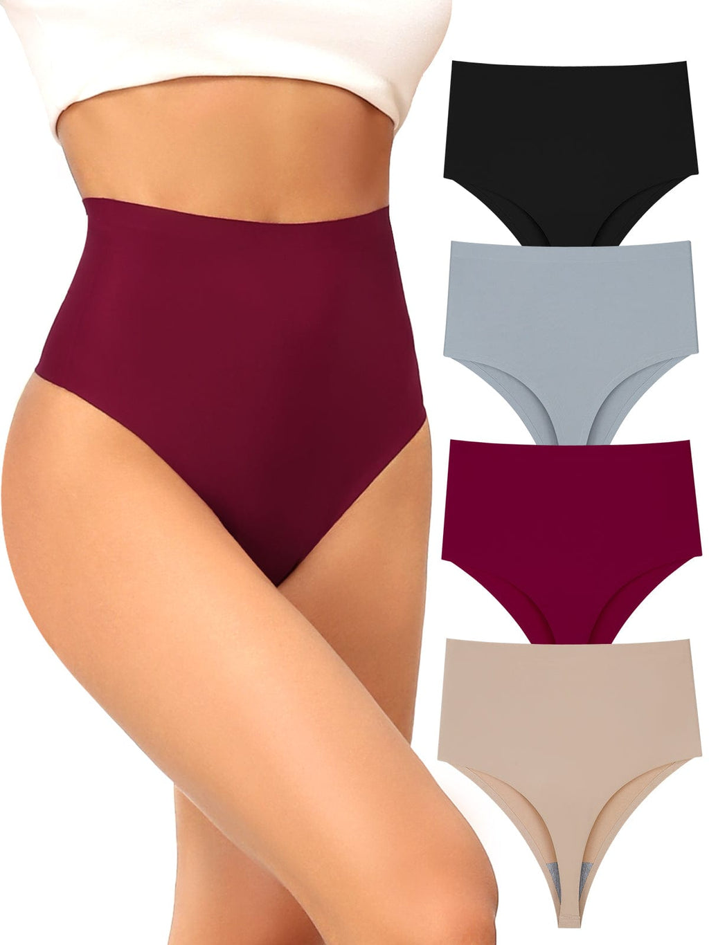 No-Show-High-Waist-String für Damen