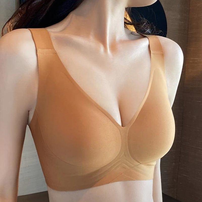 Nahtloser bügelloser Lift-up-BH in Plus Size
