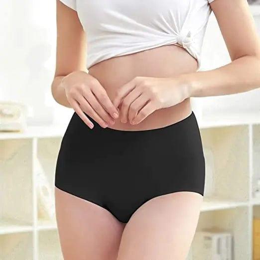 No-Show-Unterwäsche in Plus Size mit hohem Bund, 5er-Pack