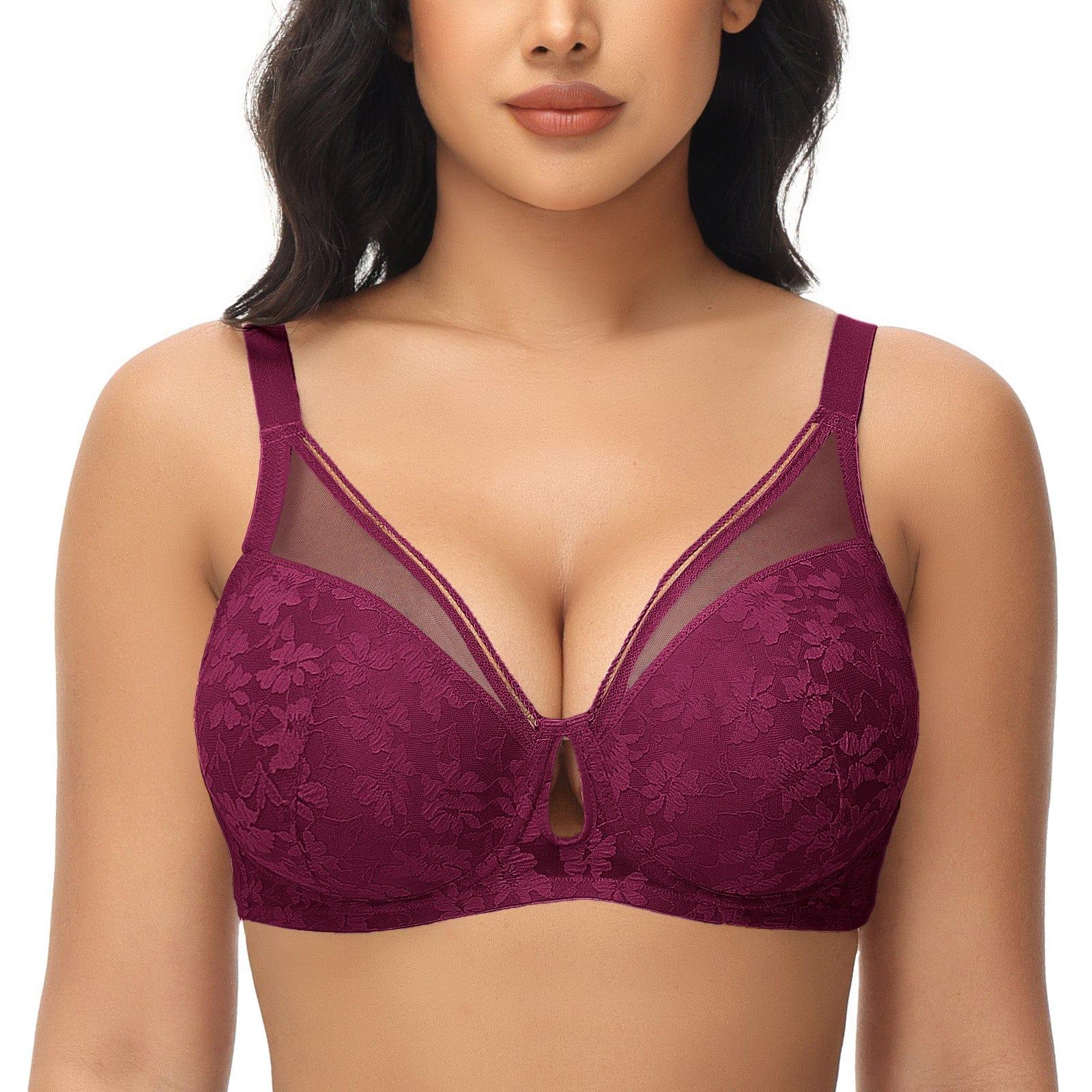 Spitzen-Push-up-BH mit Bügel und Polsterung, 1 Cup mehr