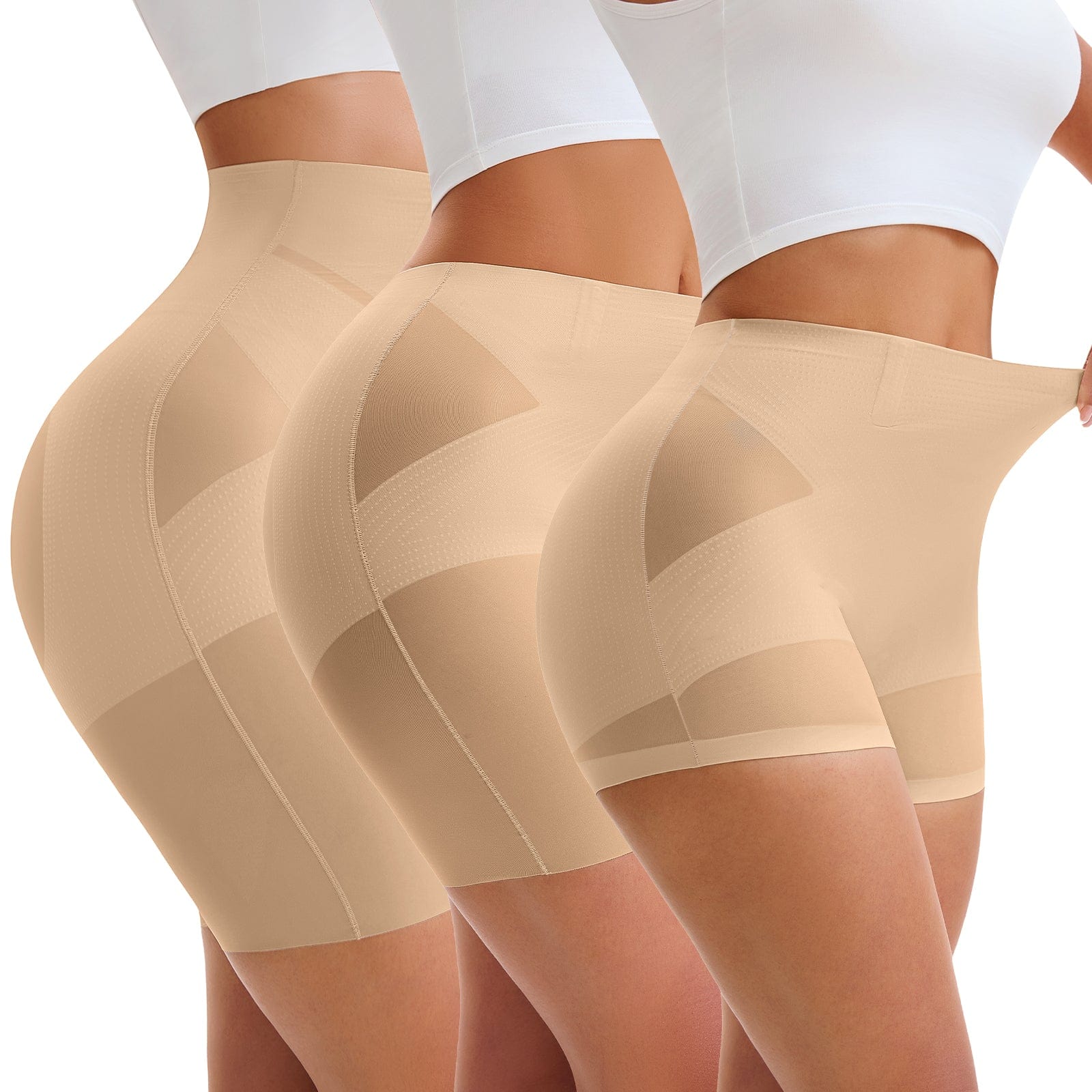 Selmira nahtlose Shapewear-Shorts mit mittelhohem Bund und Bauchkontrolle