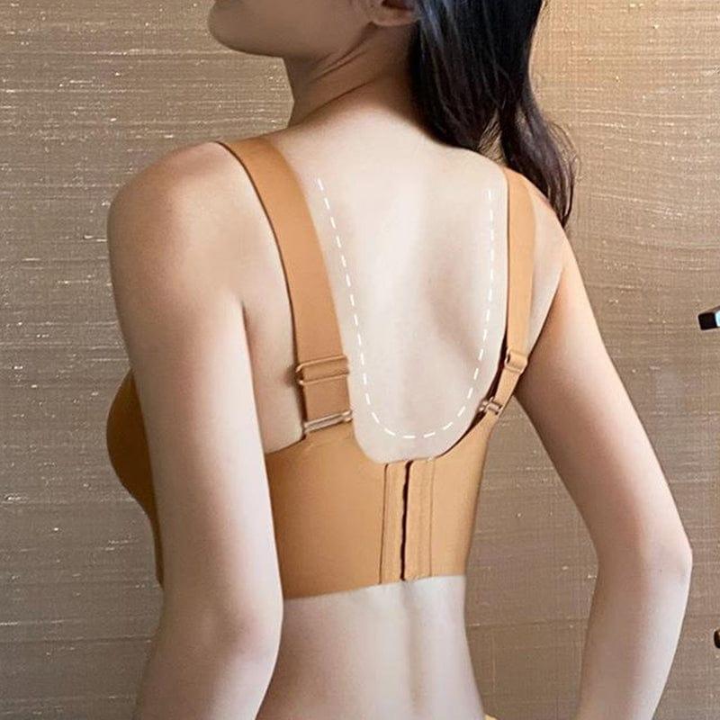 Nahtloser bügelloser Lift-up-BH in Plus Size