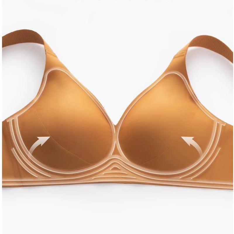 Nahtloser bügelloser Lift-up-BH in Plus Size