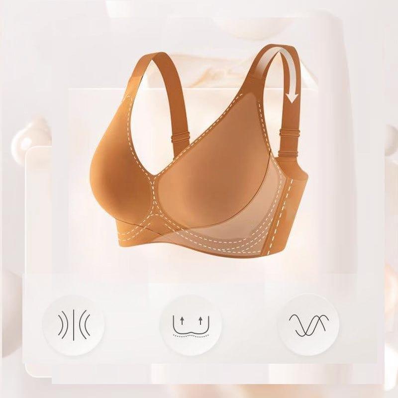 Nahtloser bügelloser Lift-up-BH in Plus Size