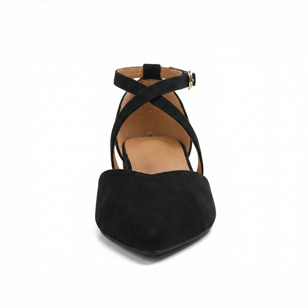 Selmira | Modische Flache Sandalen mit Spitzer Spitze