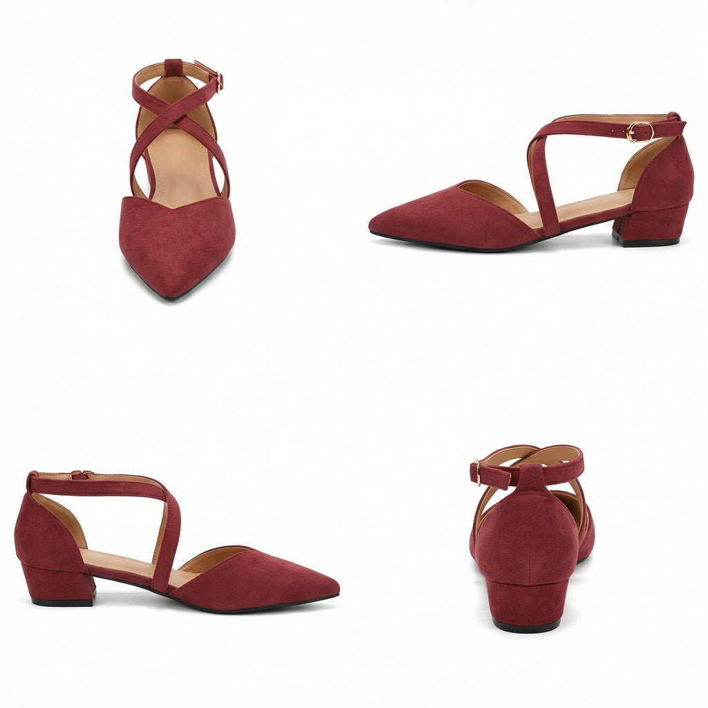 Selmira | Modische Flache Sandalen mit Spitzer Spitze