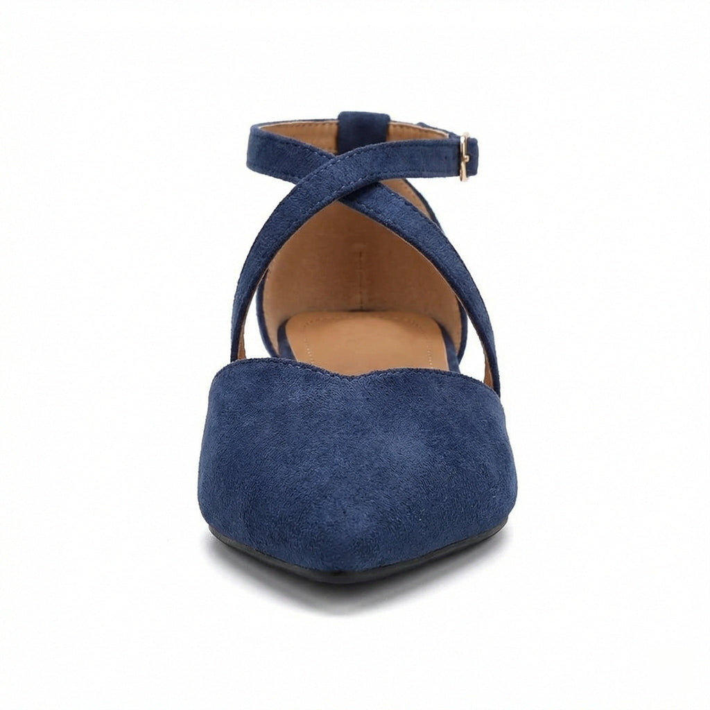 Selmira | Modische Flache Sandalen mit Spitzer Spitze