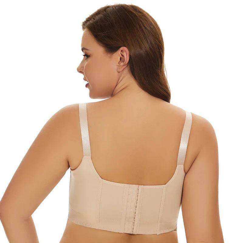 Selmira Plus-Size BHs für Damen – Push-up, Versteckt Rückenfett, Tiefer Cup Bügel-BH, Vollabdeckung BH