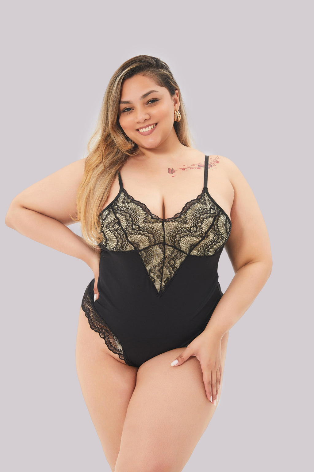 Selmira Rosaline - Shapewear Bodysuit aus Spitze