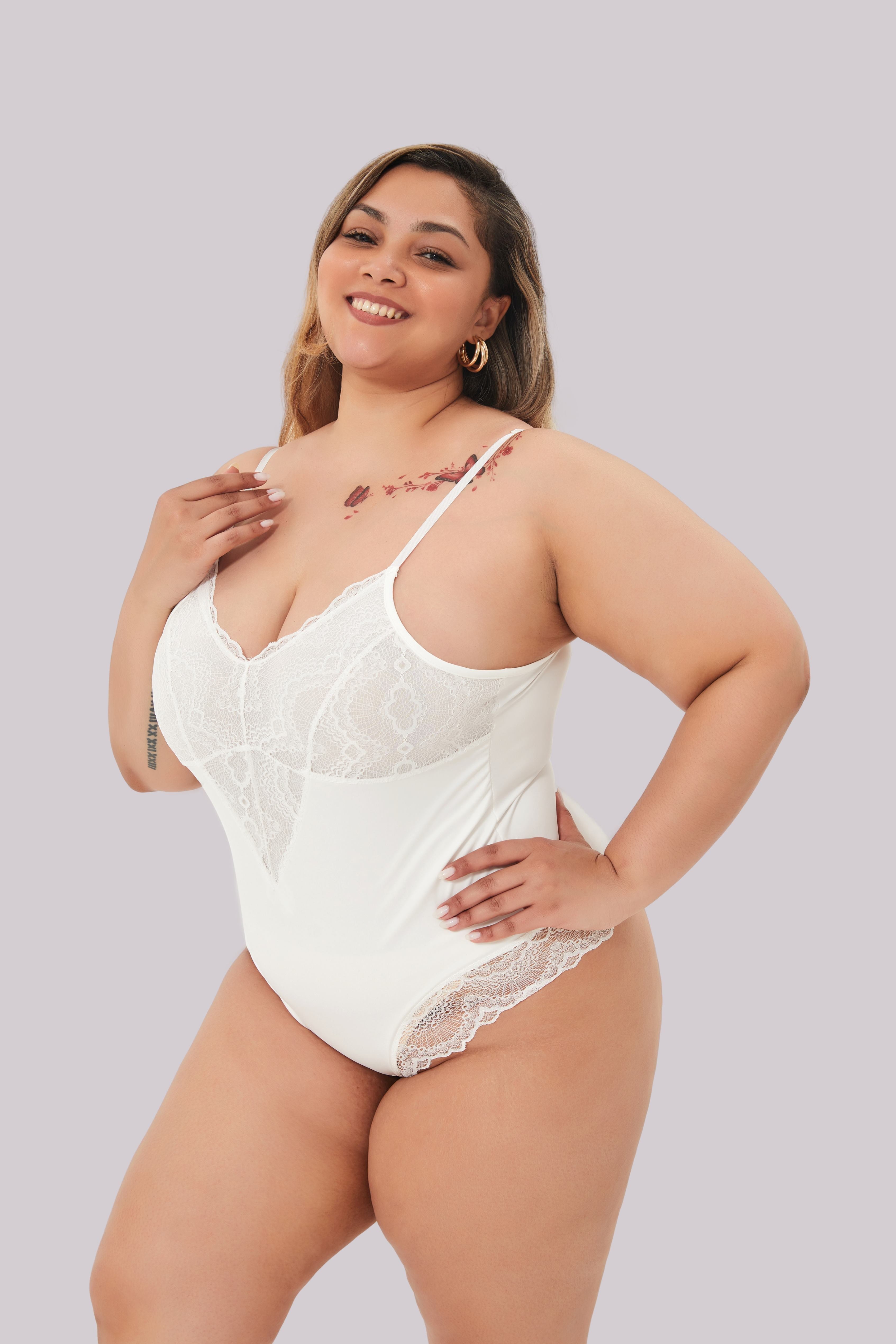 Selmira Rosaline - Shapewear Bodysuit aus Spitze