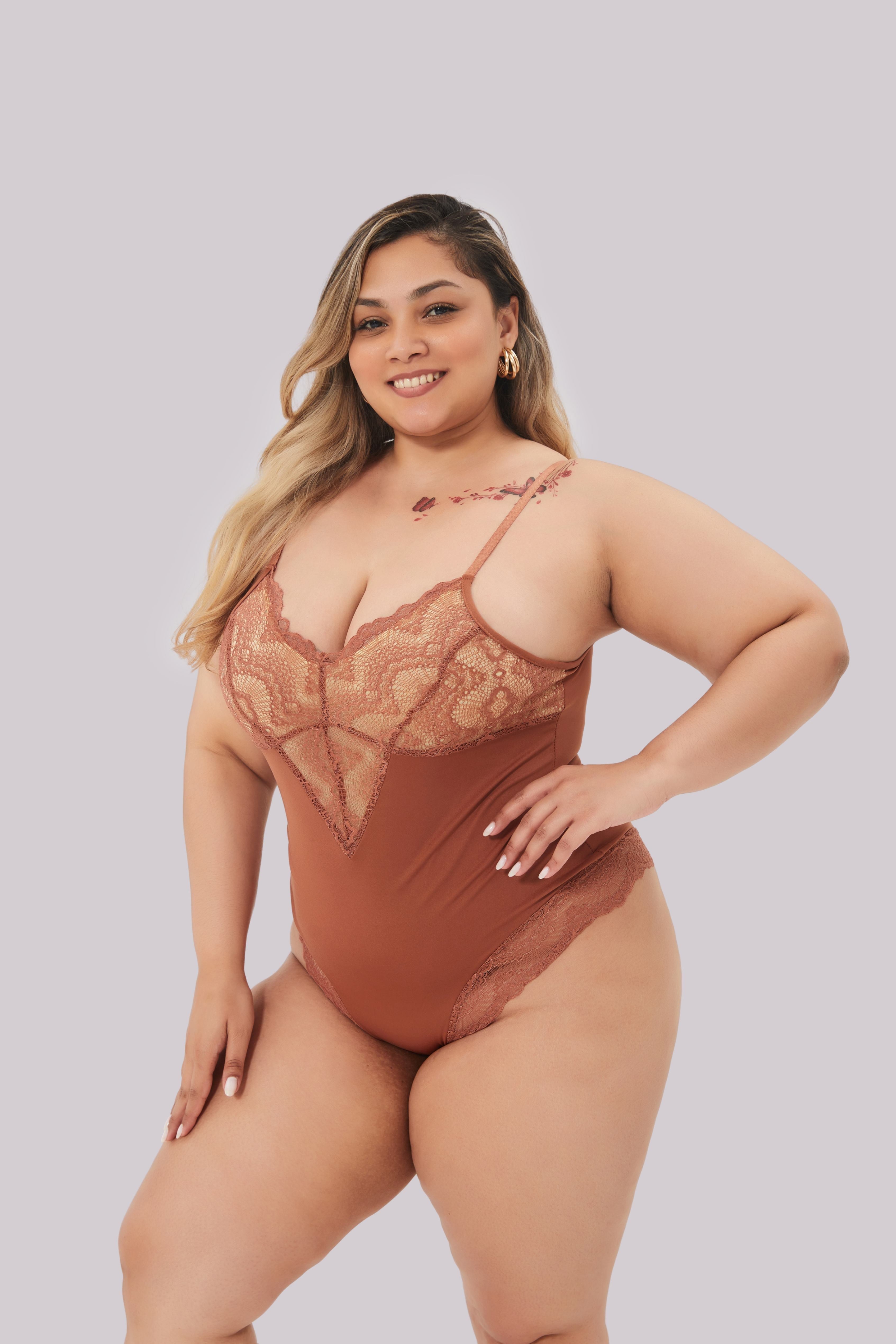 Selmira Rosaline - Shapewear Bodysuit aus Spitze