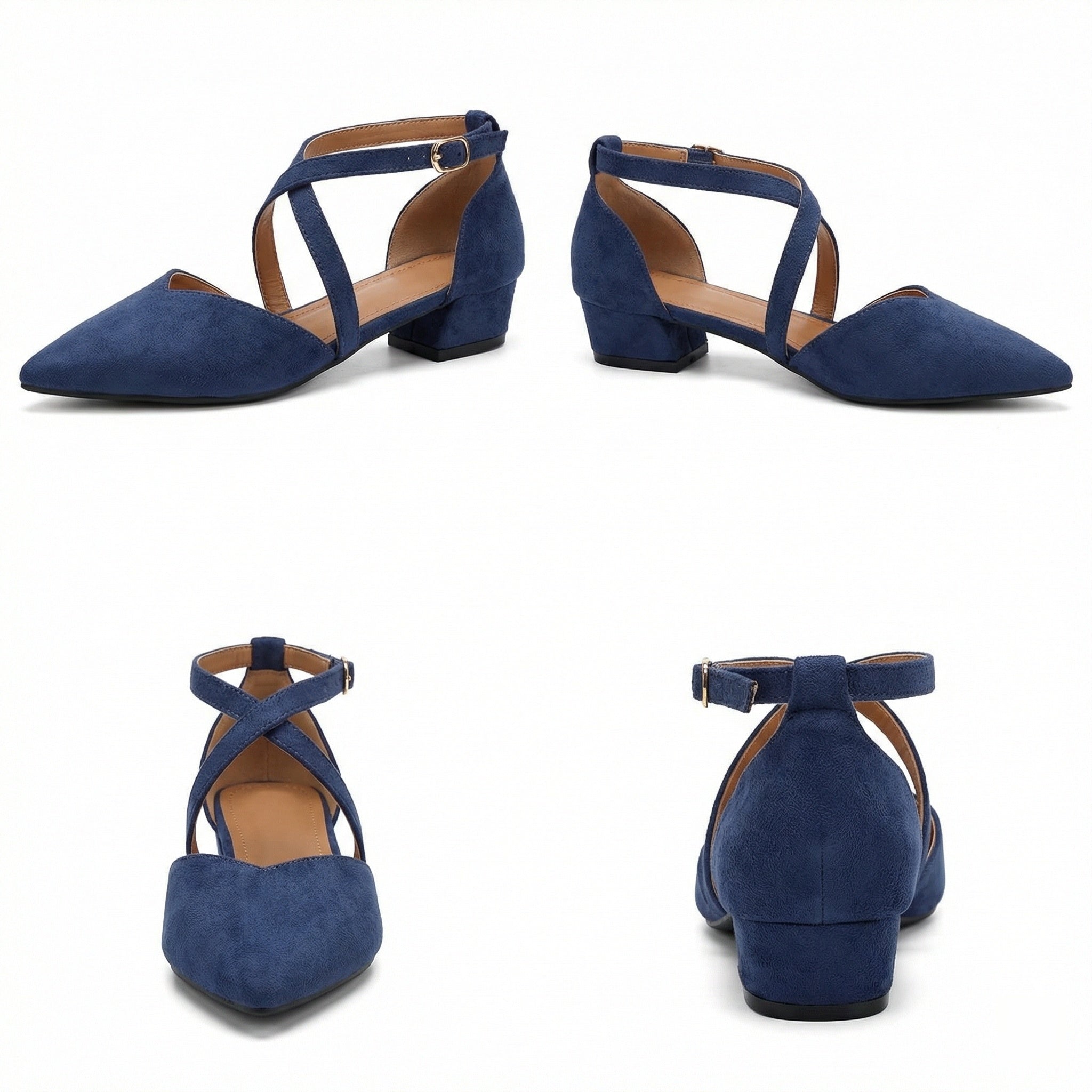 Selmira | Modische Flache Sandalen mit Spitzer Spitze