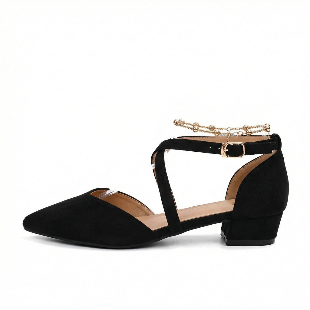 Selmira | Modische Flache Sandalen mit Spitzer Spitze