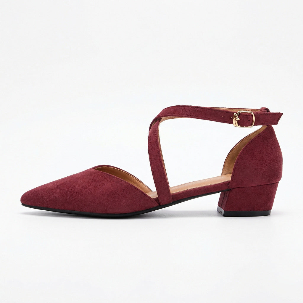 Selmira | Modische Flache Sandalen mit Spitzer Spitze