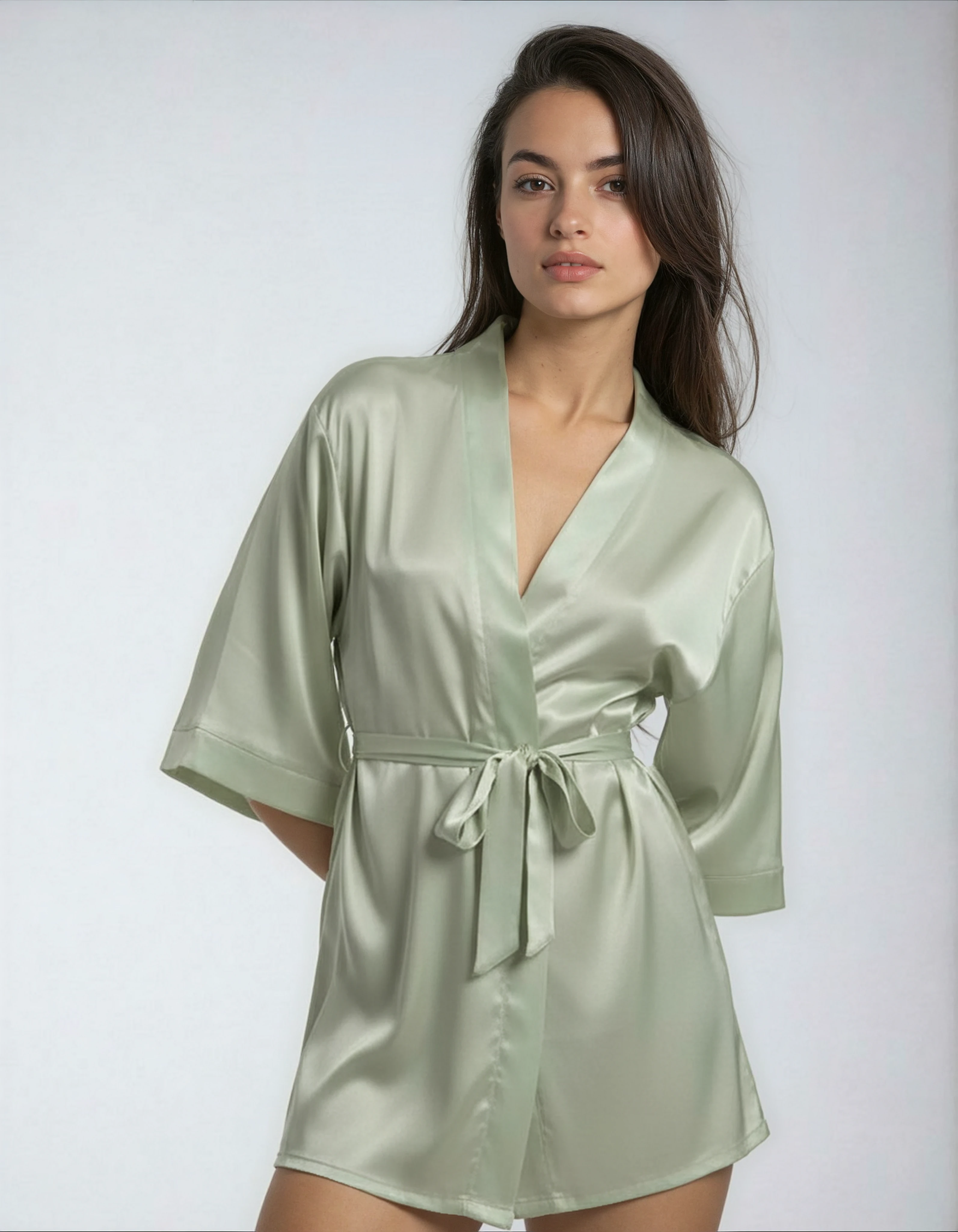 Selmira – Luxuriöser Satin-Kimono