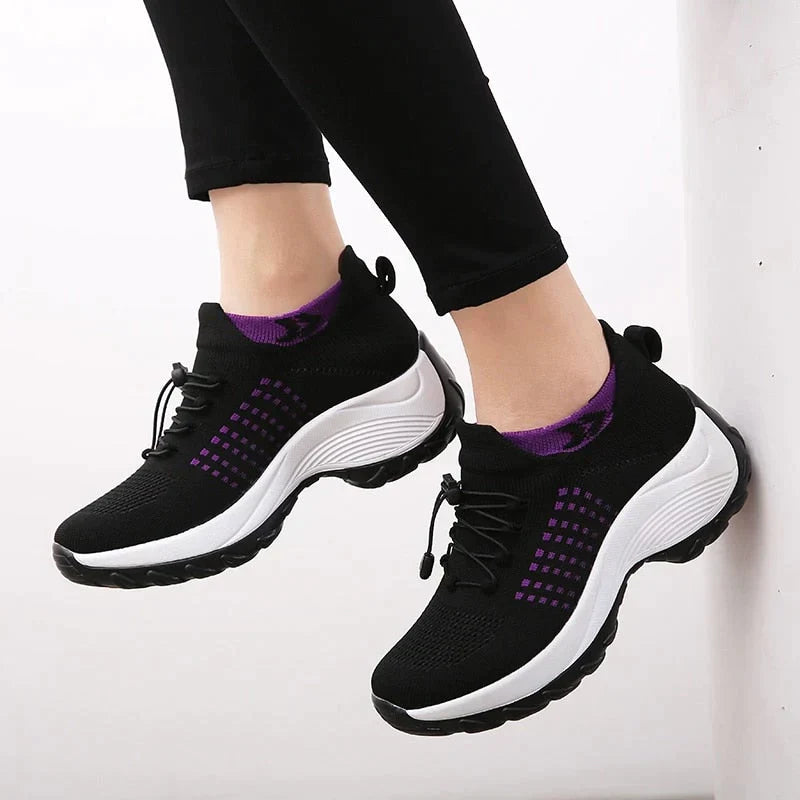 Damen Komfortschuhe – Ergonomische Alltagsschuhe mit flexibler Sohle und breiter Passform