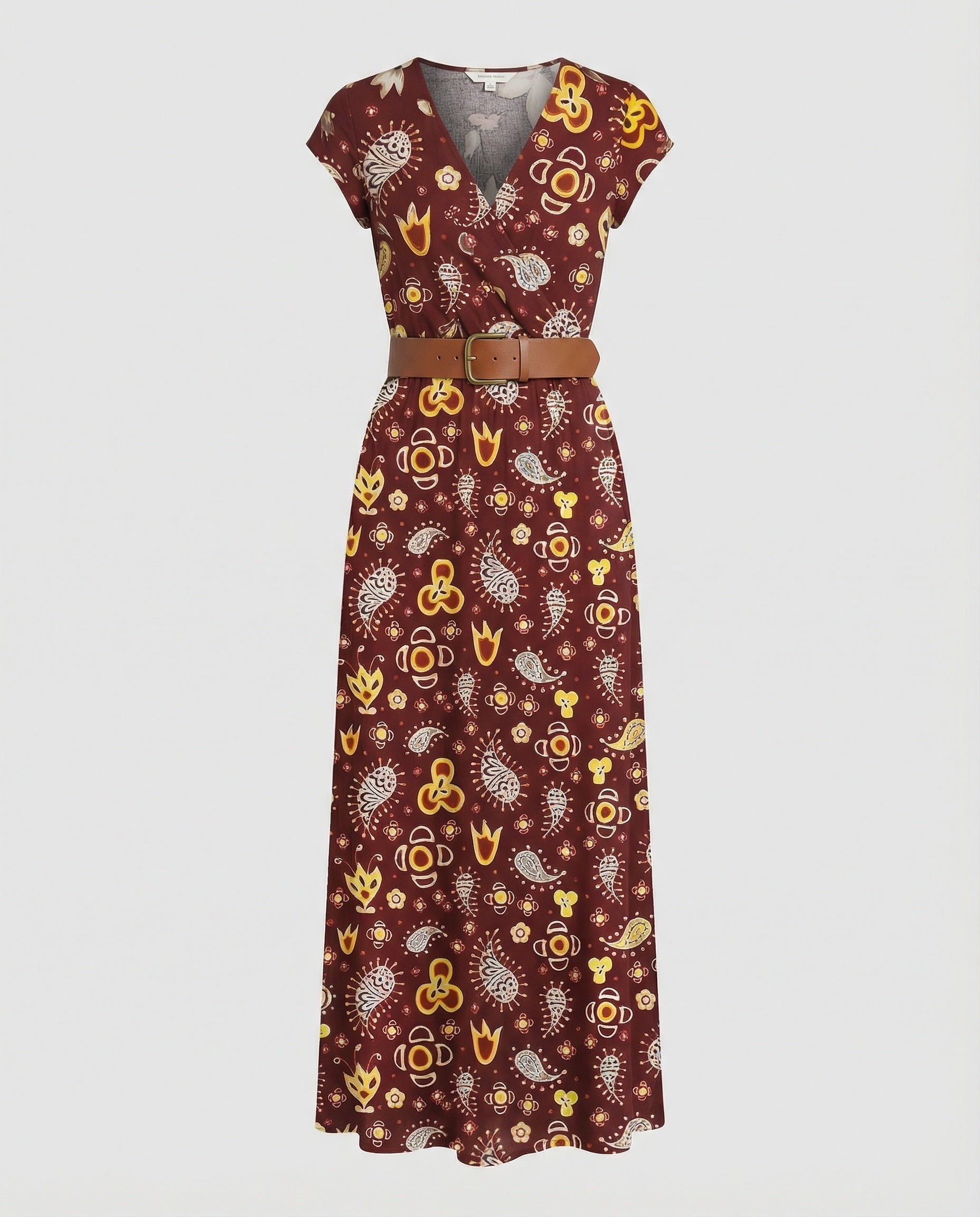 Boho Langes Maxikleid mit Blumenmuster für Sommer & Urlaub | Selmira