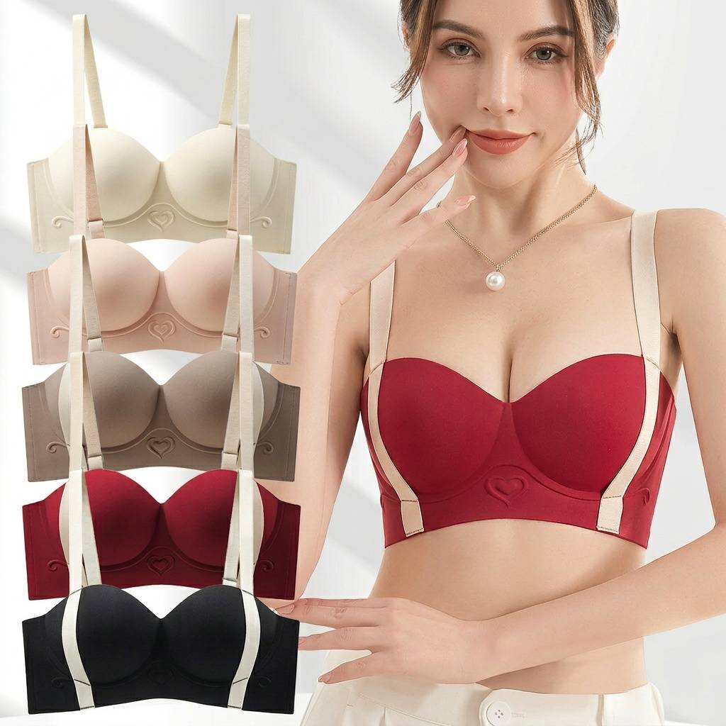 Selmira Frontknopf Wireless BH – Nahtlose Plus-Size BHs, Kein Stahlbügel Komfort