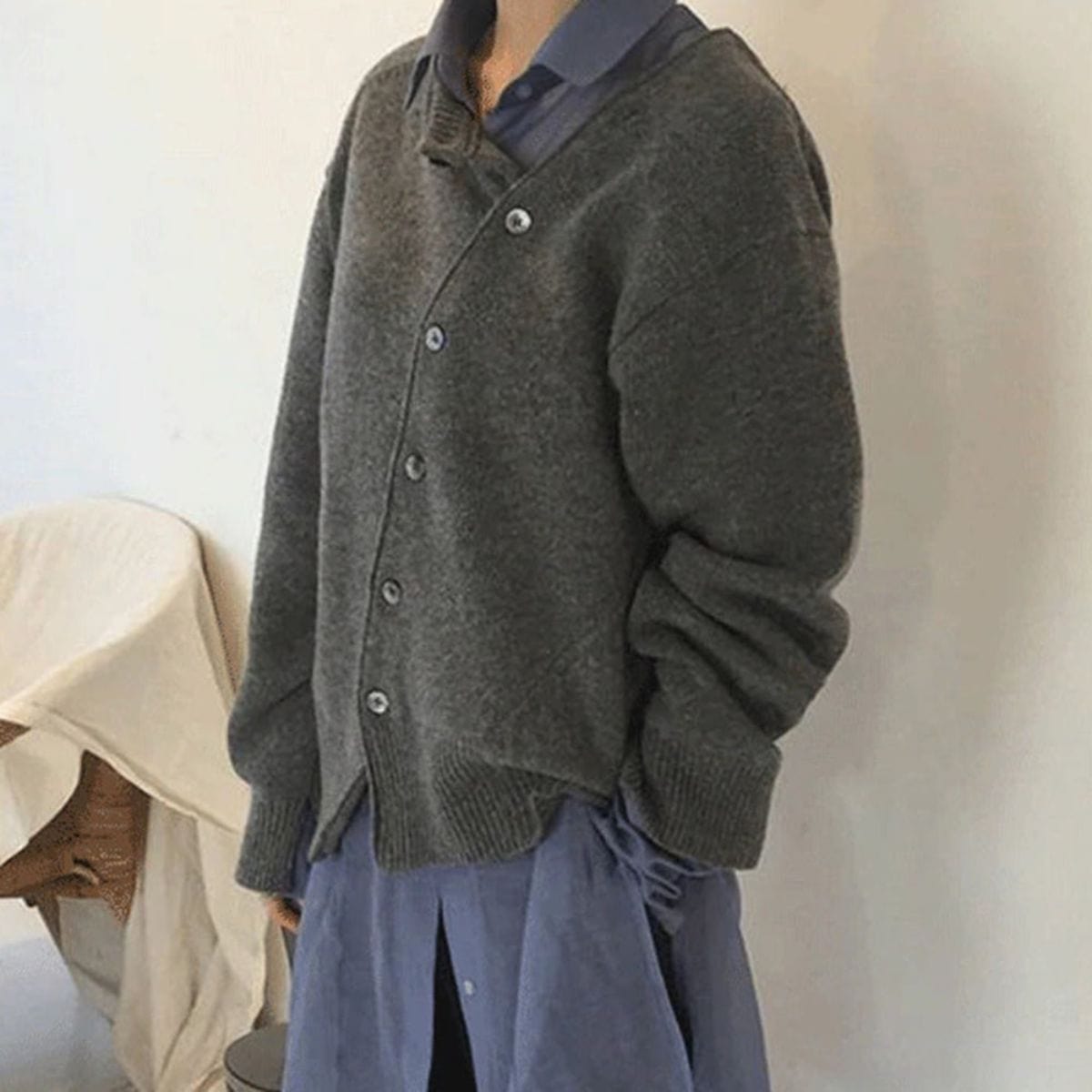 Selmira | Bequeme Jacke mit Knopfdetails