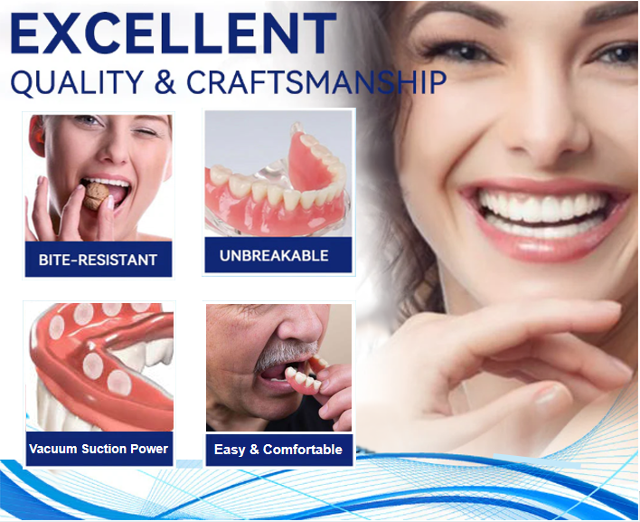 SmileFitPro™ – Lösung der neuen Generation: Flexible Vollprothese