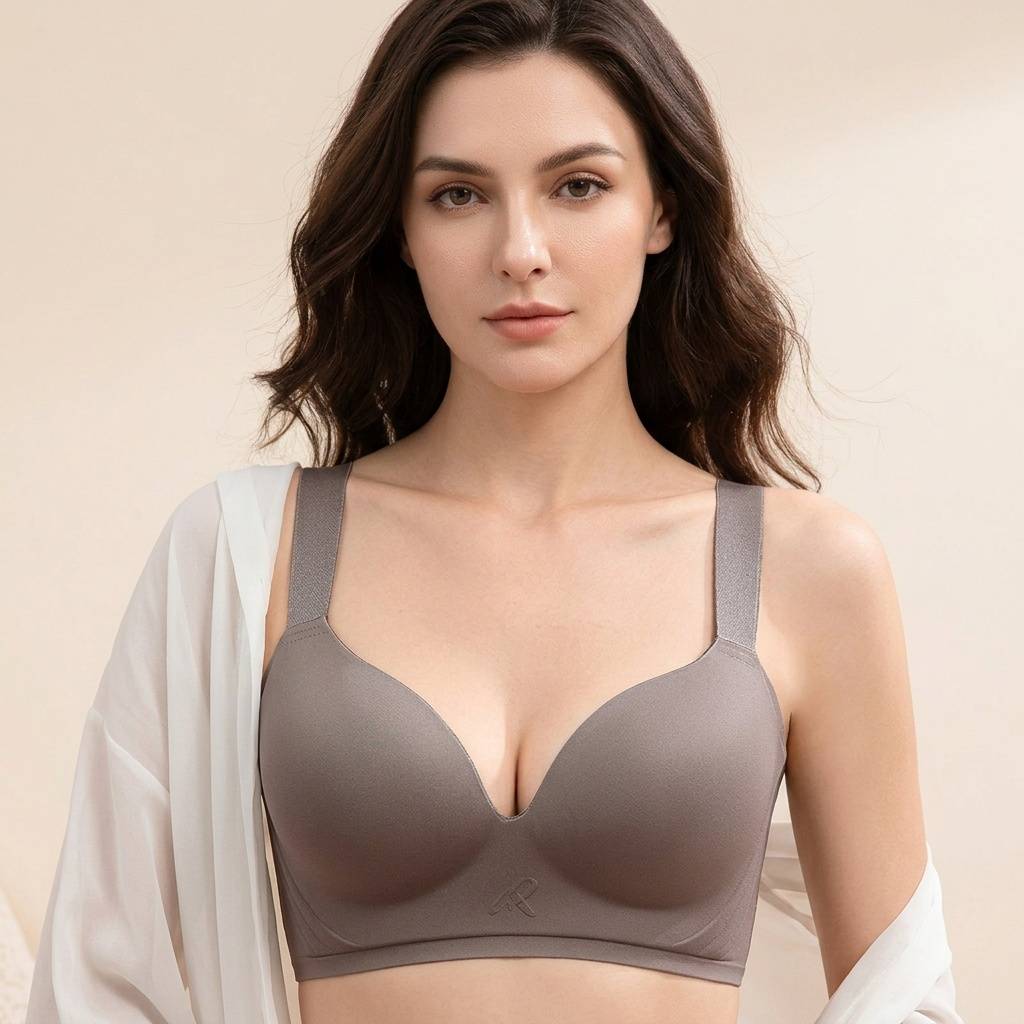 Selmira Drahtloser Plus-Size Push-up BH – Verstellbar, Bequeme Alltags-Unterwäsche für Große & Kleine Brüste