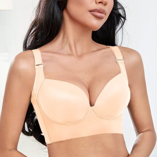 Rückenglättender Push-up-BH mit Bügel und Shaping-Effekt