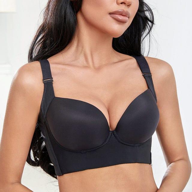 Rückenglättender Push-up-BH mit Bügel und Shaping-Effekt